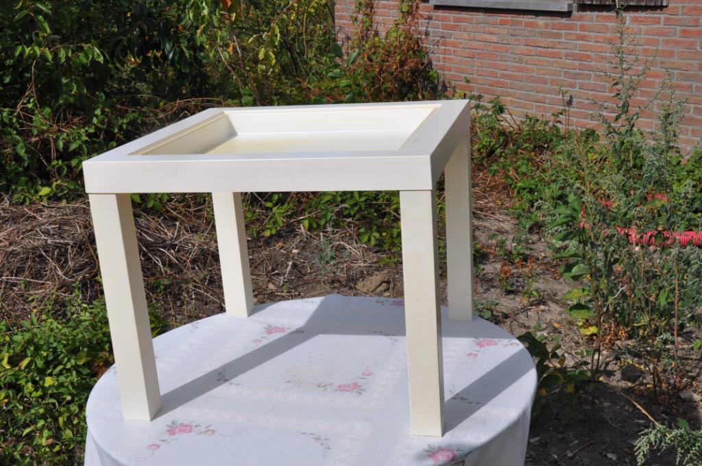 §  table d'appoint en plastique ikea, 55 à 75 cm, Enlèvement ou Envoi, Synthétique, Utilisé