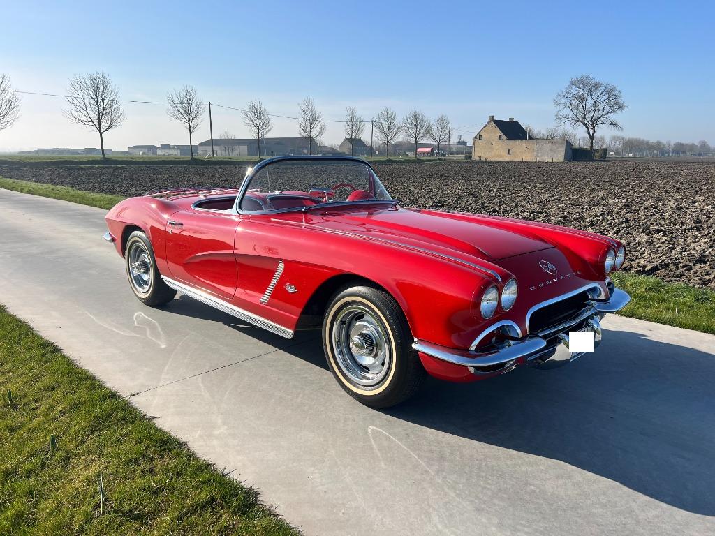 Chevrolet Corvette C1 1962, Auto's, Lederen bekleding, 8 cilinders, Cabriolet, Leder