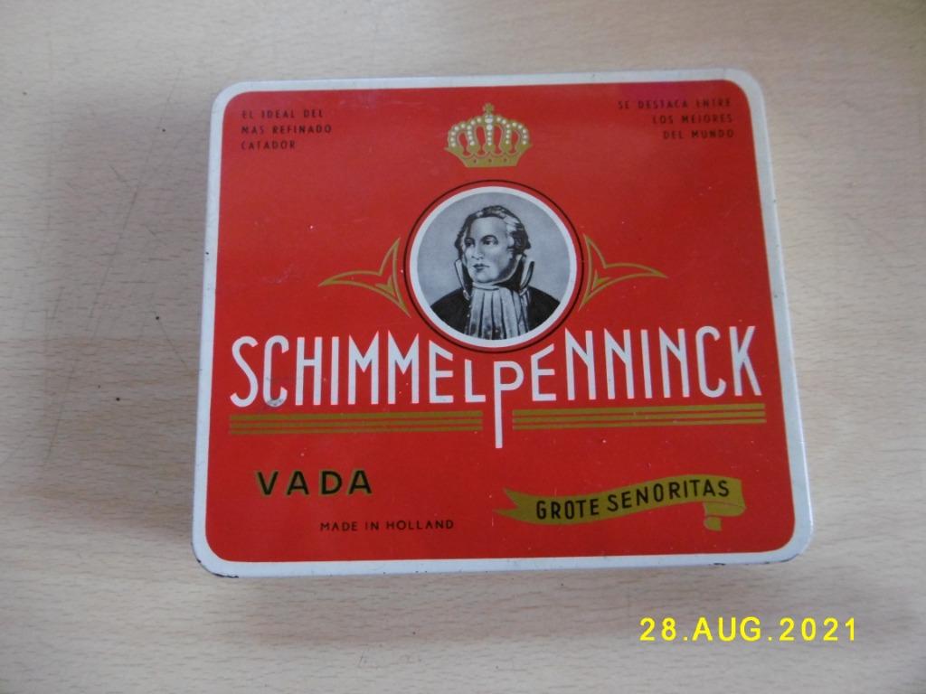blikken sigarenblik van schimmelpenninck grote sinoritas, Verzamelen, Ophalen of Verzenden, Gebruikt, Overige, Overige merken