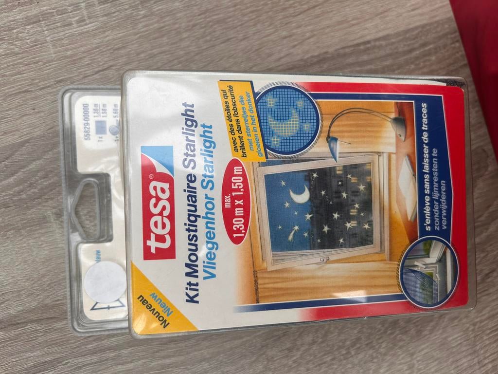 KiT moustiquaire bleu nuit avec étoiles, 100 tot 150 cm, Blauw, 100 tot 150 cm, Zo goed als nieuw