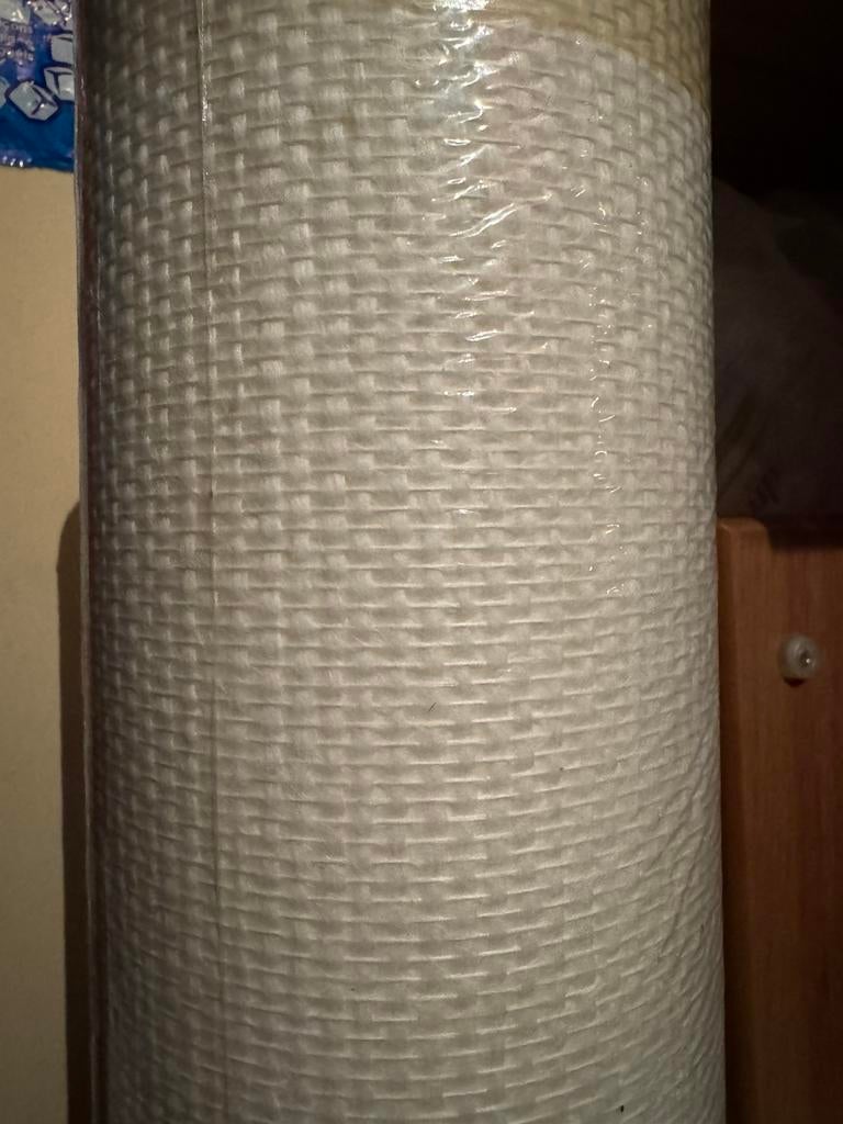 Revêtement fibre de verre 30m2 pour tapisser, Enlèvement, 25 à 50 m², Blanc