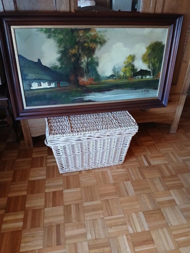 Schilderij op doek, Antiek en Kunst, Kunst | Schilderijen | Modern, Ophalen