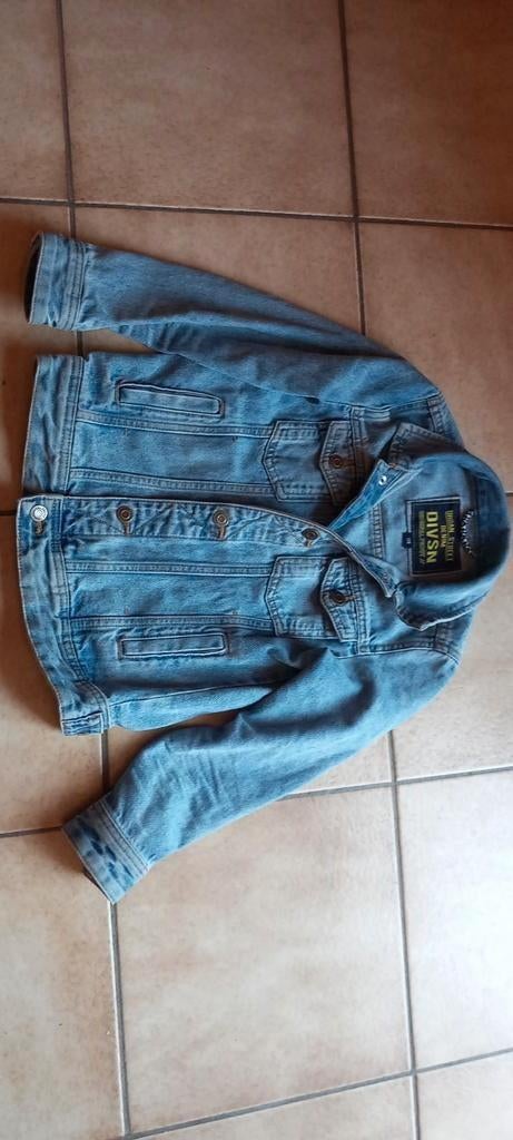 Veste en jean - gilet taille 128 C&A Urban Street Denim DIVS, Enlèvement ou Envoi, Comme neuf, Manteau