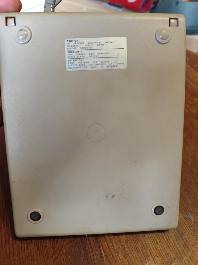 Calculatrice facit 2102, Enlèvement