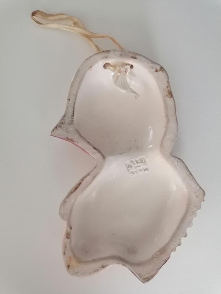 Vintage keramiek wandhoofdje made in Italy, Ophalen, Zo goed als nieuw