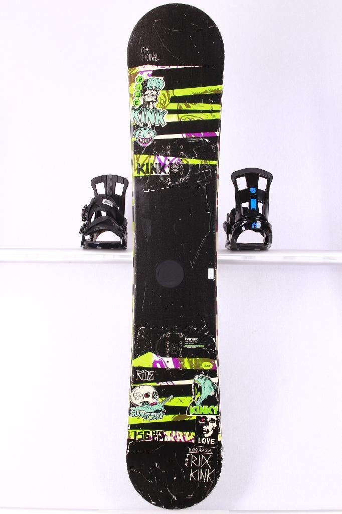 156 snowboard RIDE KINK, black, FLAT/Rocker, Sport en Fitness, Snowboarden, Ophalen of Verzenden, Gebruikt, Board