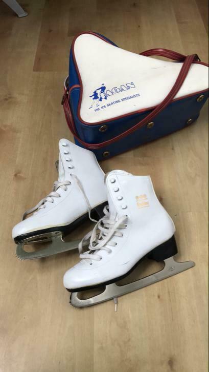 Ijsschaatsen, maat 36 + (vintage) schaatstas., Sport en Fitness, Ophalen, Gebruikt, Kunstschaatsen, Overige merken