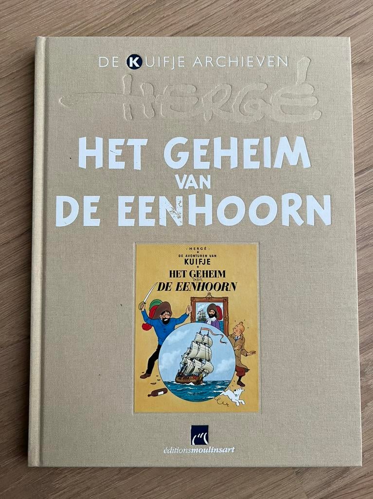 De Kuifje archieven - Het geheim van de eenhoorn, Verzamelen, Ophalen of Verzenden, Kuifje, Zo goed als nieuw, Boek of Spel