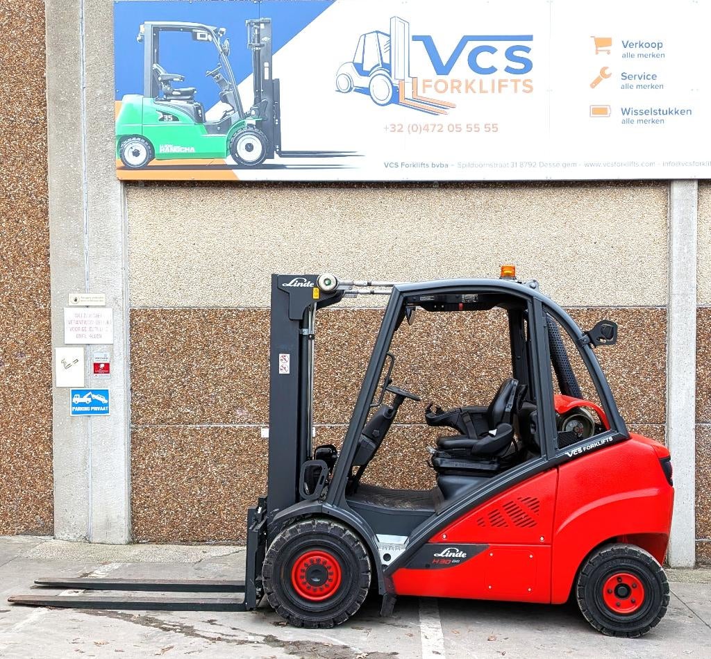 Chariot TRIPLEX LINDE 3.0t 4,7 m seulement 451 hrs+garantie, LPG, Linde, Chariot élévateur, Enlèvement