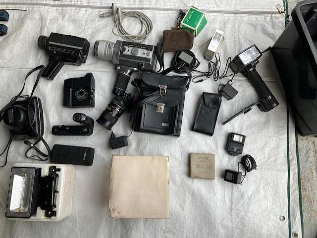Yashica Chinon Kodak Braun fototoestellen, camera's, Lenzen, Ophalen of Verzenden, 1960 tot 1980, Fototoestel