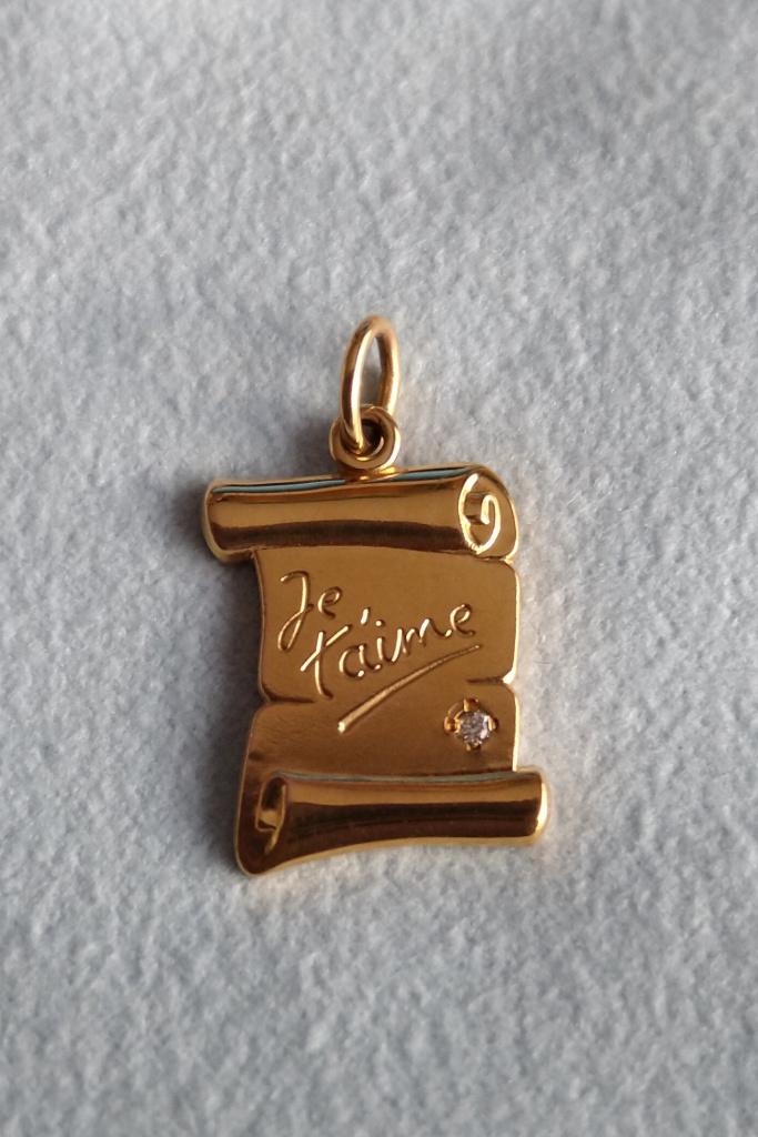 Vergulde hanger, Handtassen en Accessoires, Ophalen of Verzenden, Nieuw, Goud