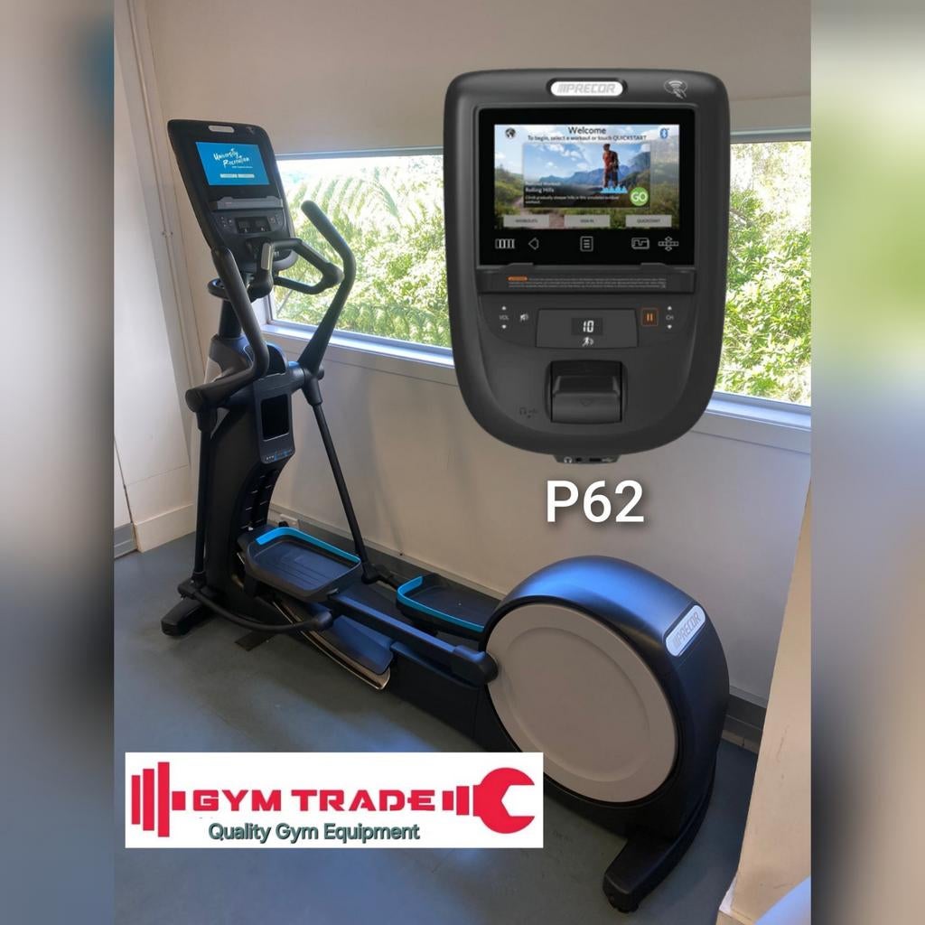Precor EFX Crosstrainer met P62 multimedia display fullblack, Ophalen of Verzenden, Zo goed als nieuw