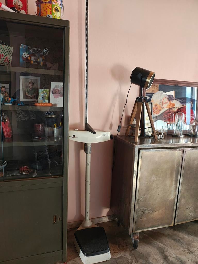 SECA vintage medische weegschaal met meter — Gemaakt in Duit, Ophalen