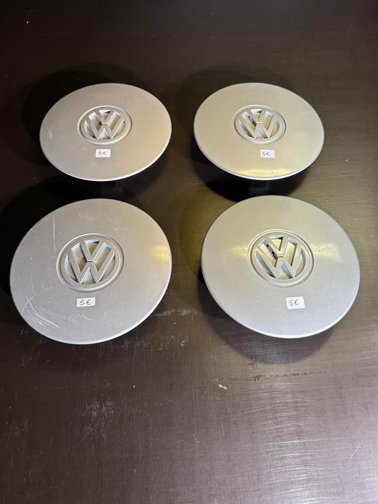 4 originele VW Polo 3 wieldoppen, Ophalen of Verzenden, Gebruikt
