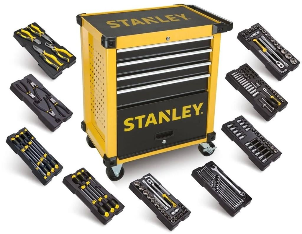 STANLEY Gereedschapskar 4 laden met 9 modules - STHT0-80442, Ophalen of Verzenden