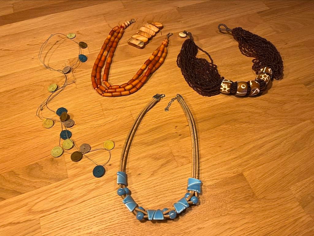 Handgemaakte natuurlijke halskettingen, Overige kleuren, Ophalen of Verzenden, Steen of Mineraal, Verstelbaar