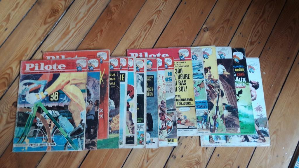 MAGAZINES Pilote divers numéros anciens (Astérix, ...), Livres, Série complète ou Série, Enlèvement ou Envoi, Utilisé