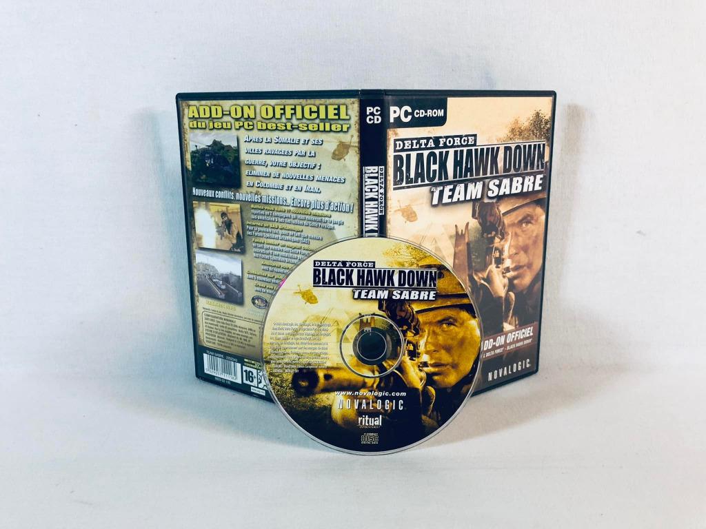 Delta Force Black Hawk Down Team Sabre PC FR Jeu Bon état, Consoles de jeu & Jeux vidéo, Jeux | PC, Shooter, 1 joueur, À partir de 16 ans
