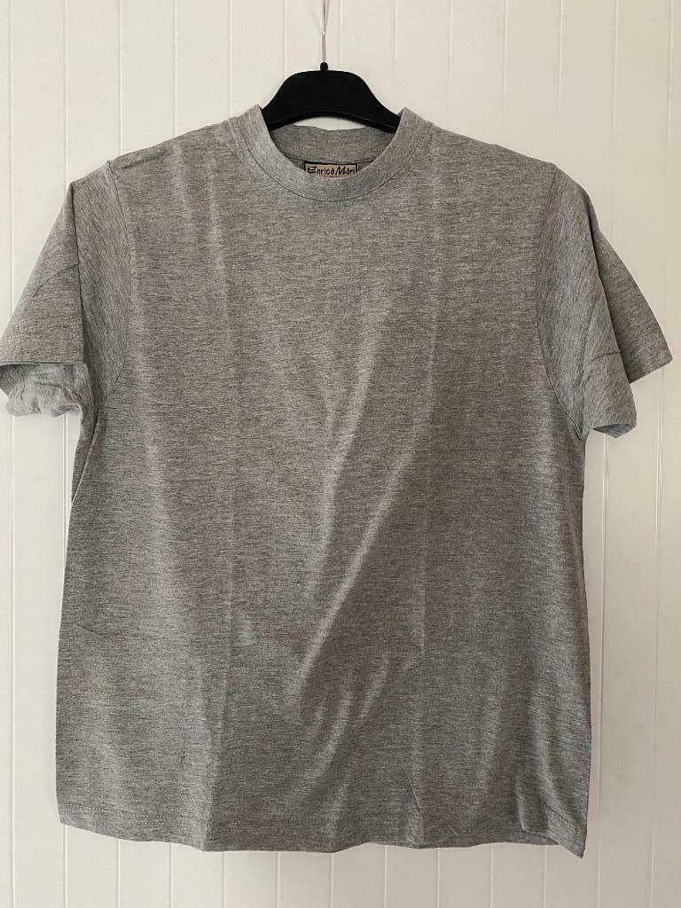 Enrico Mori grijs T shirt, Gris, Enlèvement ou Envoi, Enrico Mori, Comme neuf