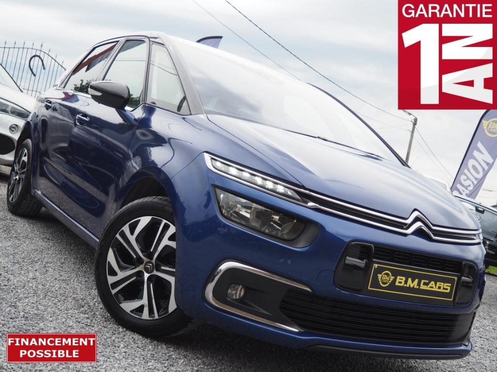 Citroen C4 SpaceTourer - PACK LOUNGE -1.2- volledige opties!, Auto's, Voorwielaandrijving, 4 deurs, Monovolume, Blauw