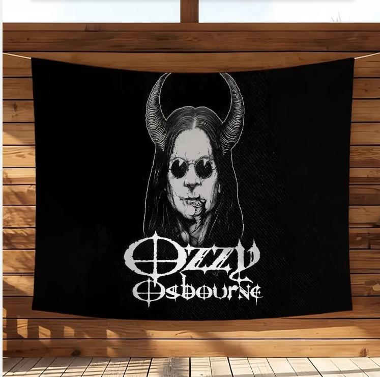 Grote vlaggen Ozzy Osbourne (150x90cm), Enlèvement ou Envoi, Neuf
