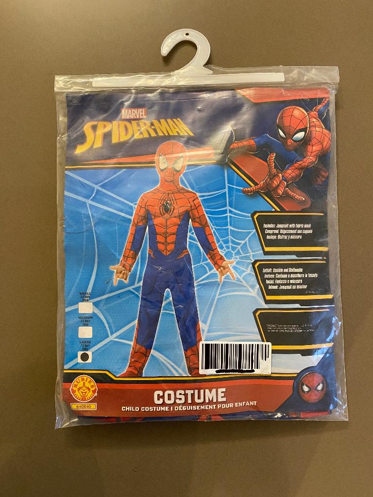Costume Spiderman enfant 7–8 ans (128 cm), Enlèvement ou Envoi, Neuf, 122 à 128, Garçon ou Fille
