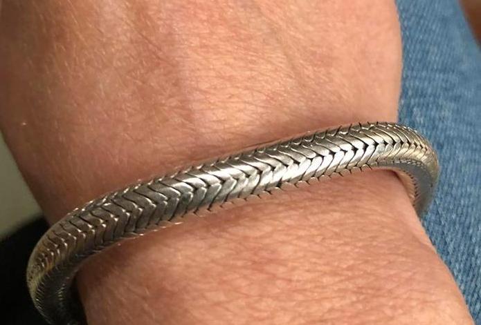 Snake argent, Enlèvement, Comme neuf, Argent, Argent