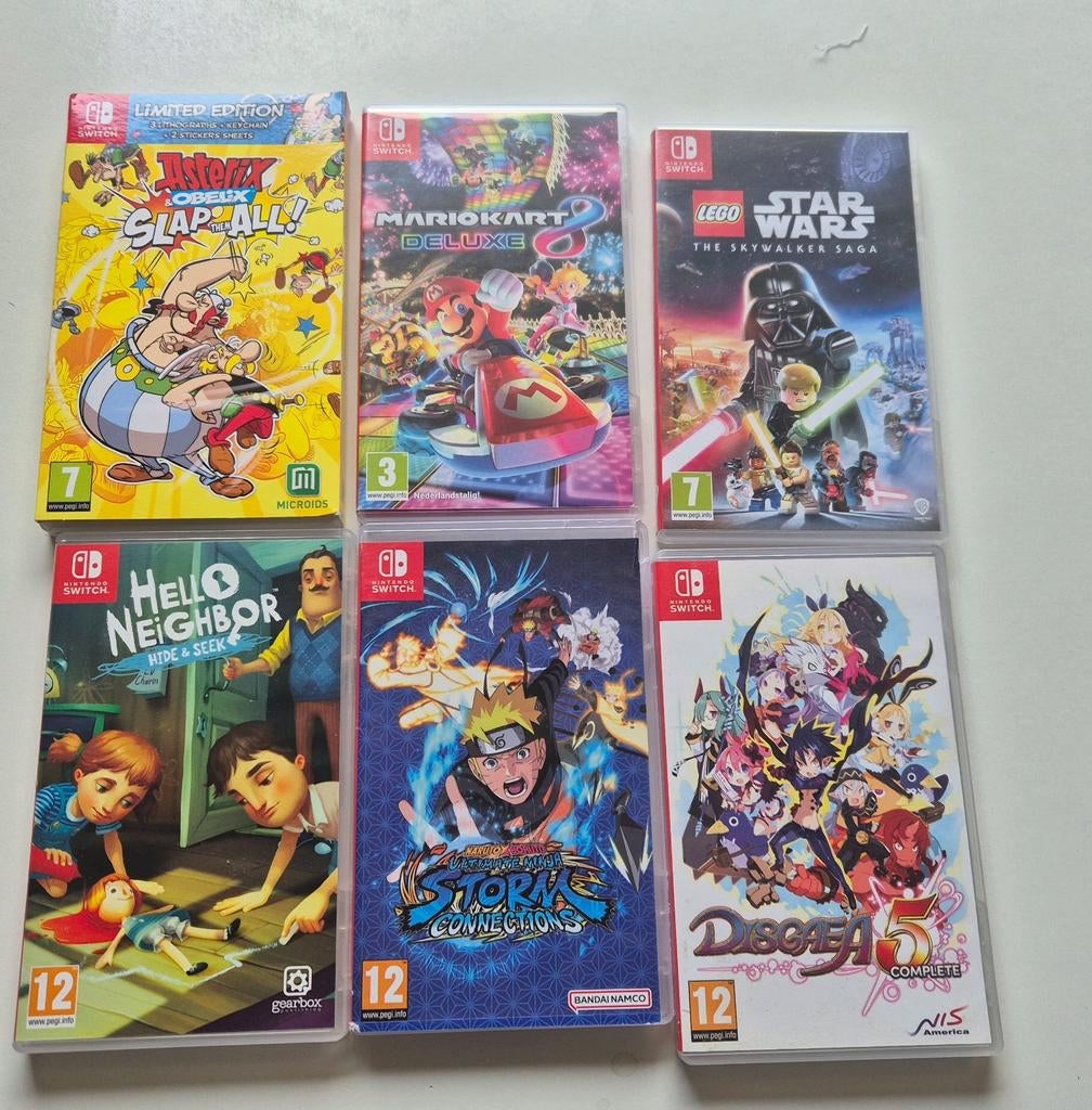 Jeux Nintendo Switch, Mario,, etc., Enlèvement ou Envoi, Comme neuf