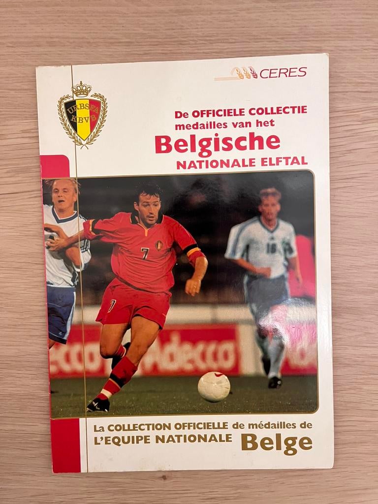 De officiële collectie medailles van het BE elftal 2020, Ophalen of Verzenden, Gebruikt