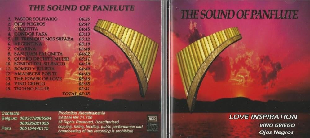 CD * THE SOUND OF PANFLUTE - LOVE INSPIRATION, Cd's en Dvd's, Ophalen of Verzenden, Zo goed als nieuw