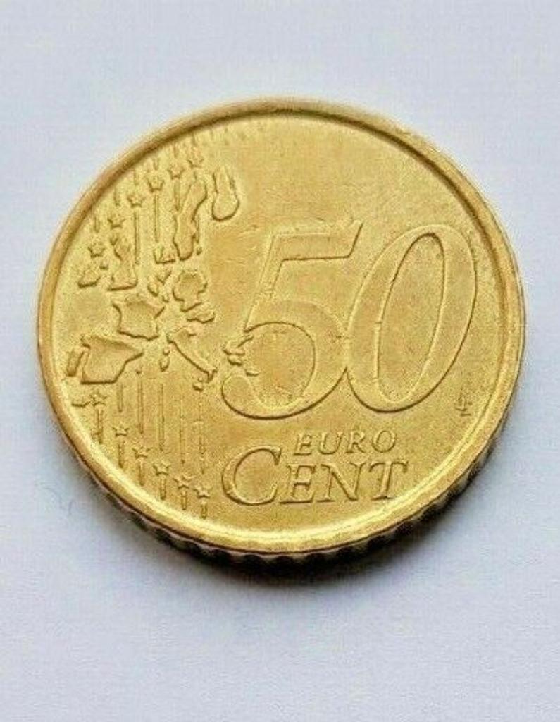 50 euro cent Griekenland 2002, Postzegels en Munten, Munten | Europa | Euromunten, Ophalen of Verzenden, Griekenland, 50 cent