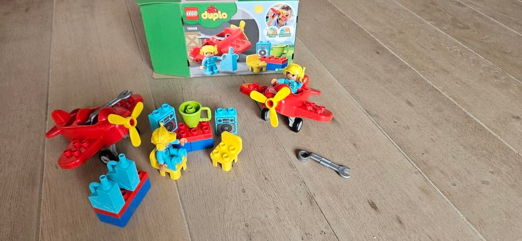 Duplo 10908 vliegtuig set, Kinderen en Baby's, Speelgoed | Duplo en Lego, Ophalen, Zo goed als nieuw, Complete set, Duplo