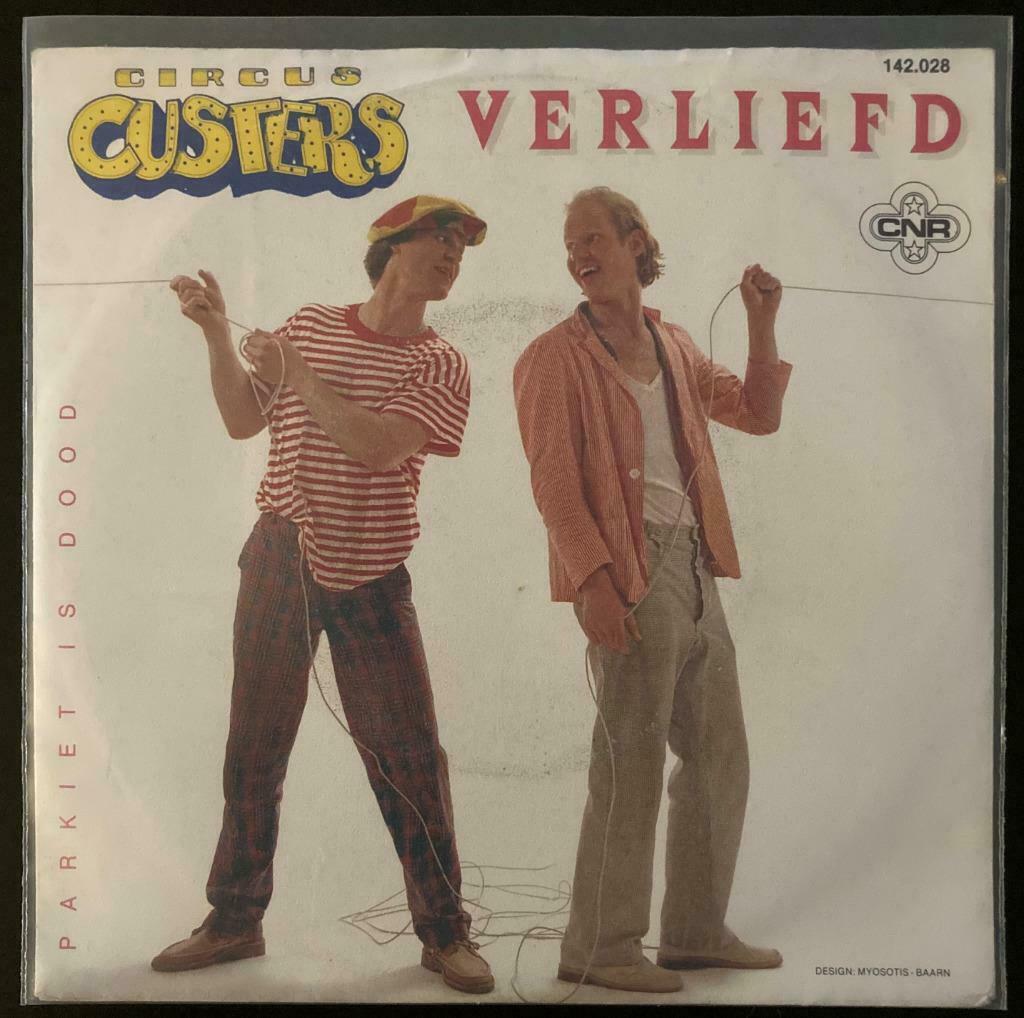 7" Circus Custers - Verliefd (CNR 1983) VG+, Envoi, Utilisé, Pop