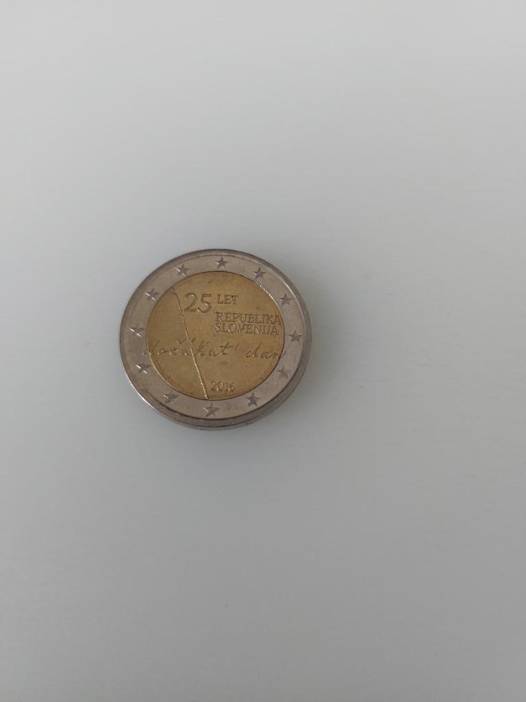 Pièce 2 euros commémorative Slovénie 2016, Enlèvement ou Envoi, Slovénie, 2 euros, Monnaie en vrac