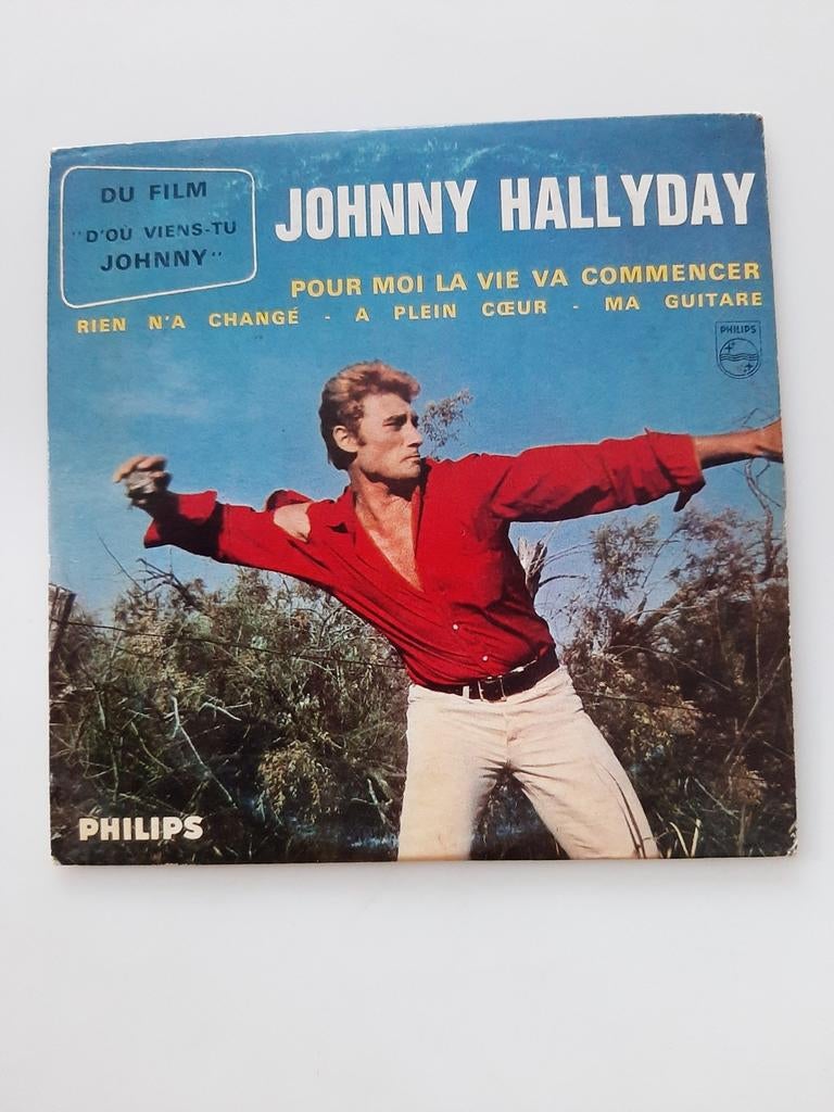 Cd 4t - Johnny Hallyday du film d'où viens tu Johnny, Ophalen of Verzenden, Gebruikt