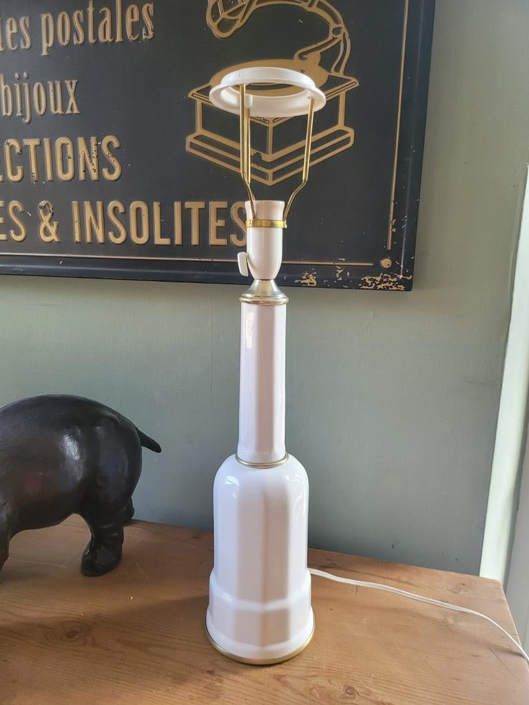Oude zeldzame keramische lamp, Ophalen of Verzenden