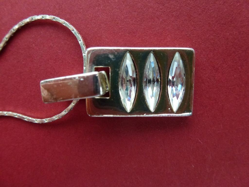 collier en métal avec pendentif en cristal Dyrberg Kern, Enlèvement ou Envoi, Utilisé, Avec pendentif