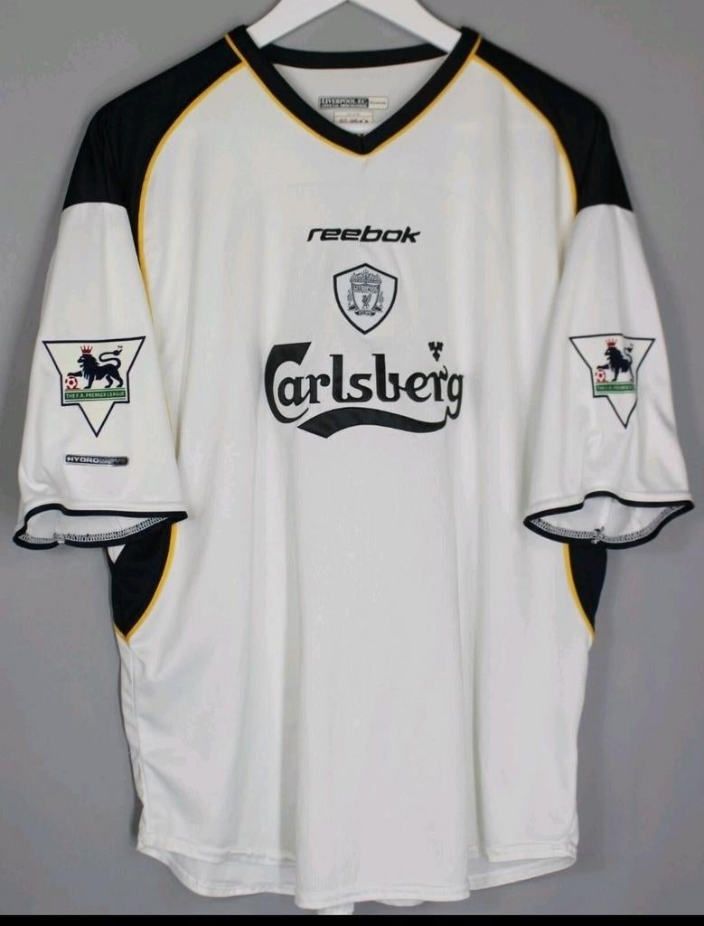 Liverpool Gerrard Voetbalshirt Champions League 2002, Sport en Fitness, Verzenden, Zo goed als nieuw