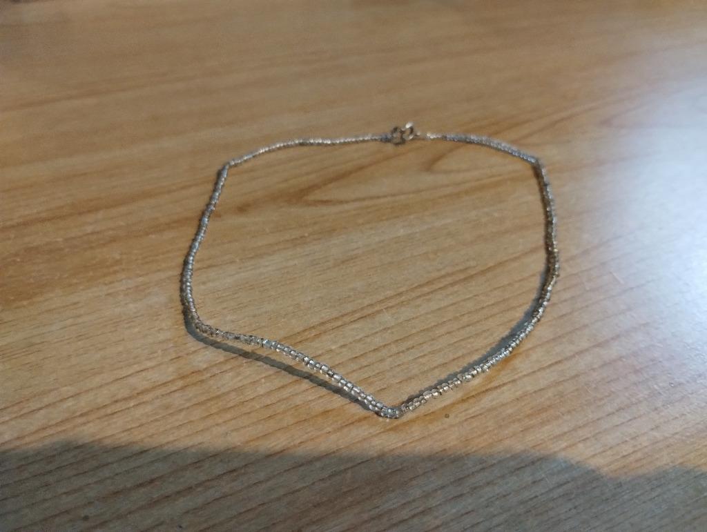 Collier perlé, Bijoux, Sacs & Beauté, Colliers, Enlèvement ou Envoi, Utilisé, Argent, Synthétique