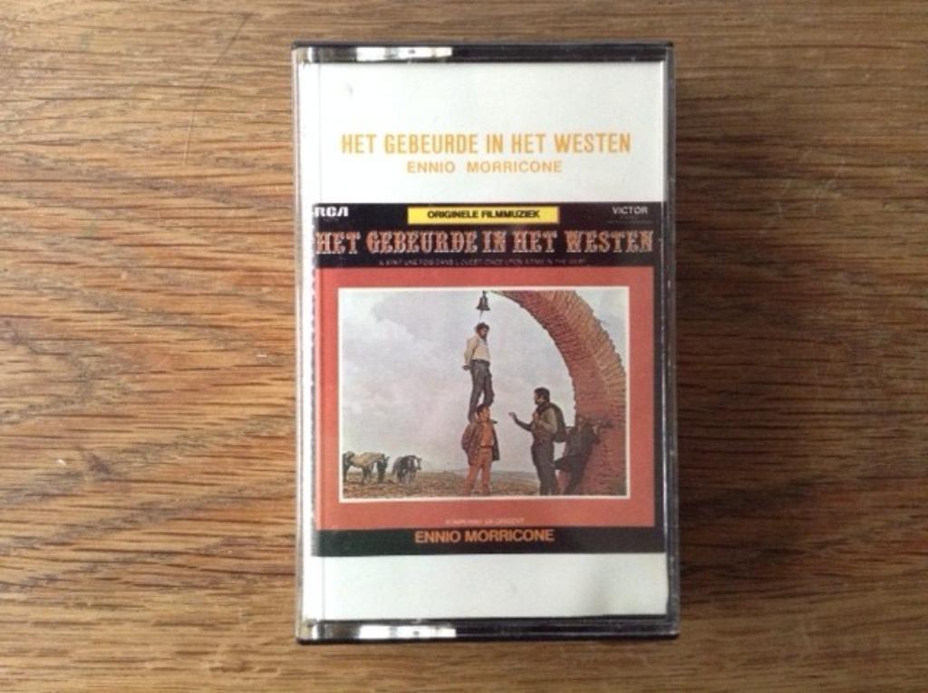 muziekcassette ennio morricone, Cd's en Dvd's, Ophalen of Verzenden, Filmmuziek en Soundtracks, 1 bandje, Origineel