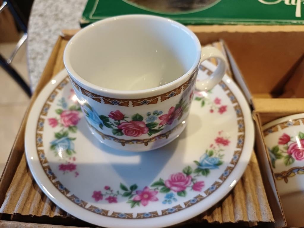 chinees servies met 6 kopjes en bordjes, Antiek en Kunst, Ophalen of Verzenden