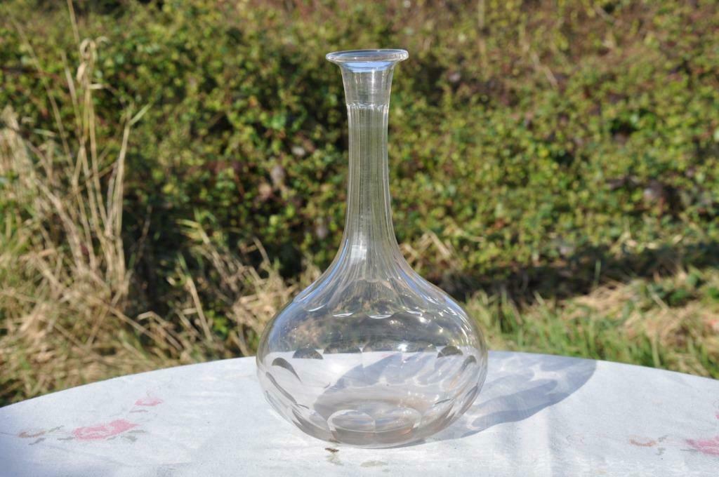 carafe a decanter taillée oeil de chat, Ophalen of Verzenden