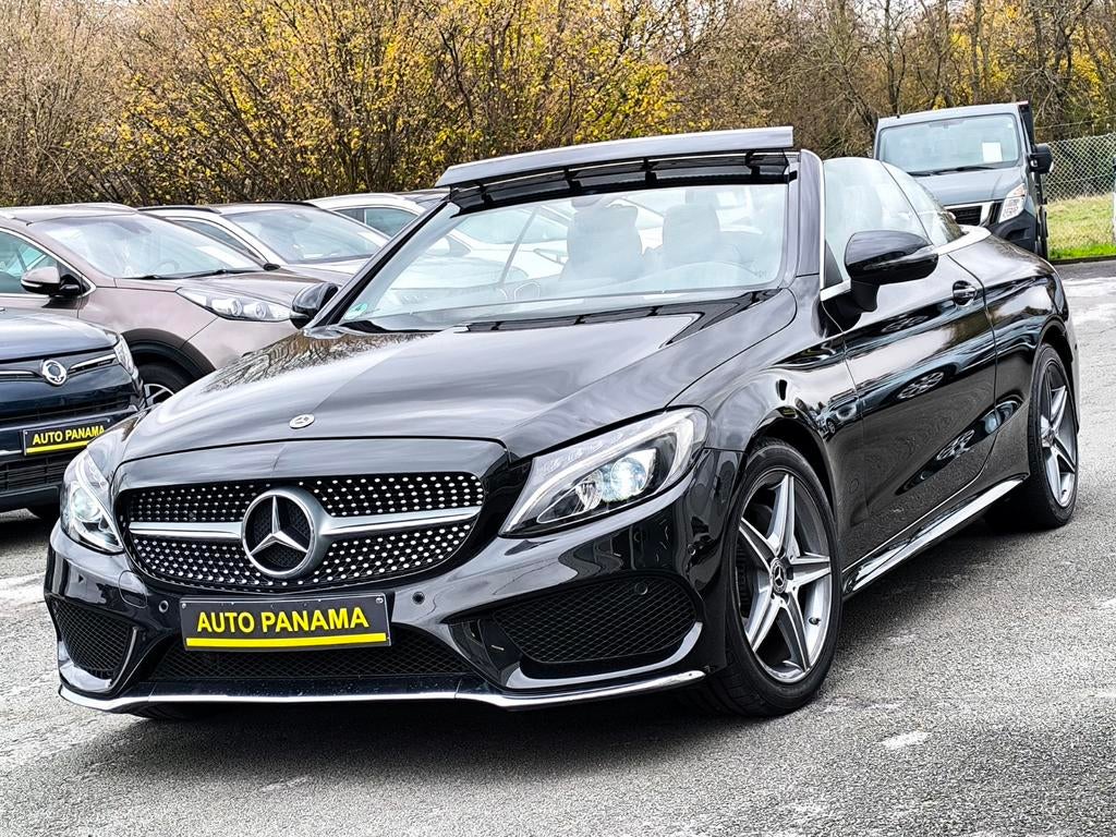 Mercedes-Benz C 200 CABRIOLE BOITE AUTO PACK AMG CUIR GPS, Auto's, Mercedes-Benz, Automaat, 4 zetels, Achterwielaandrijving, 4 cilinders