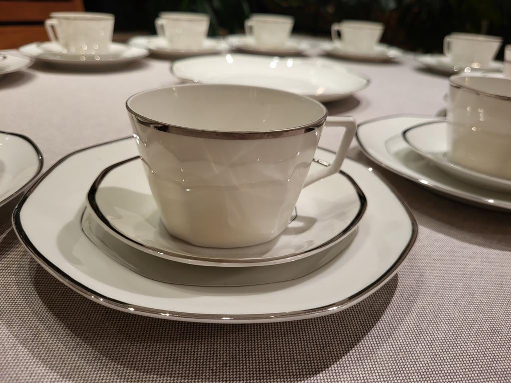 Art deco 37-delig MZ (Moritz Zdekauer) koffie servies, Enlèvement