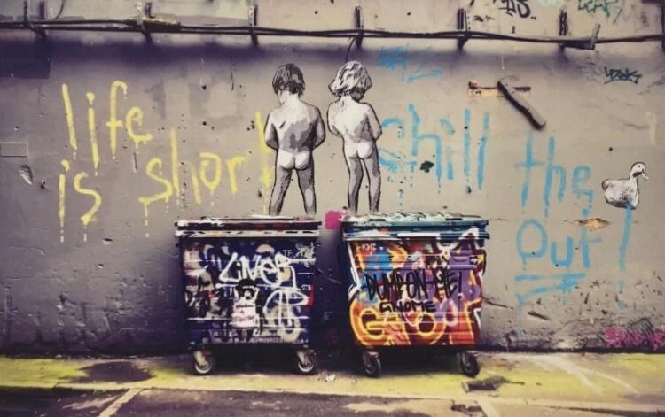 BANKSY: XXL-lithografie. 56 bij 76, Ophalen of Verzenden