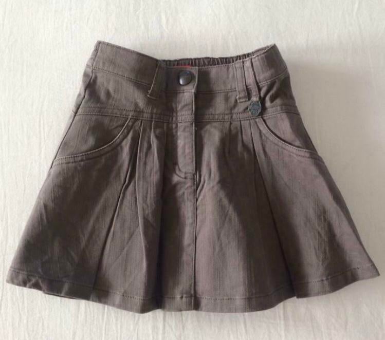 Jupe Esprit 7 J 122 unie marron foncé, Enfants & Bébés, Vêtements enfant | Taille 122, Robe ou Jupe, Enlèvement ou Envoi, Utilisé