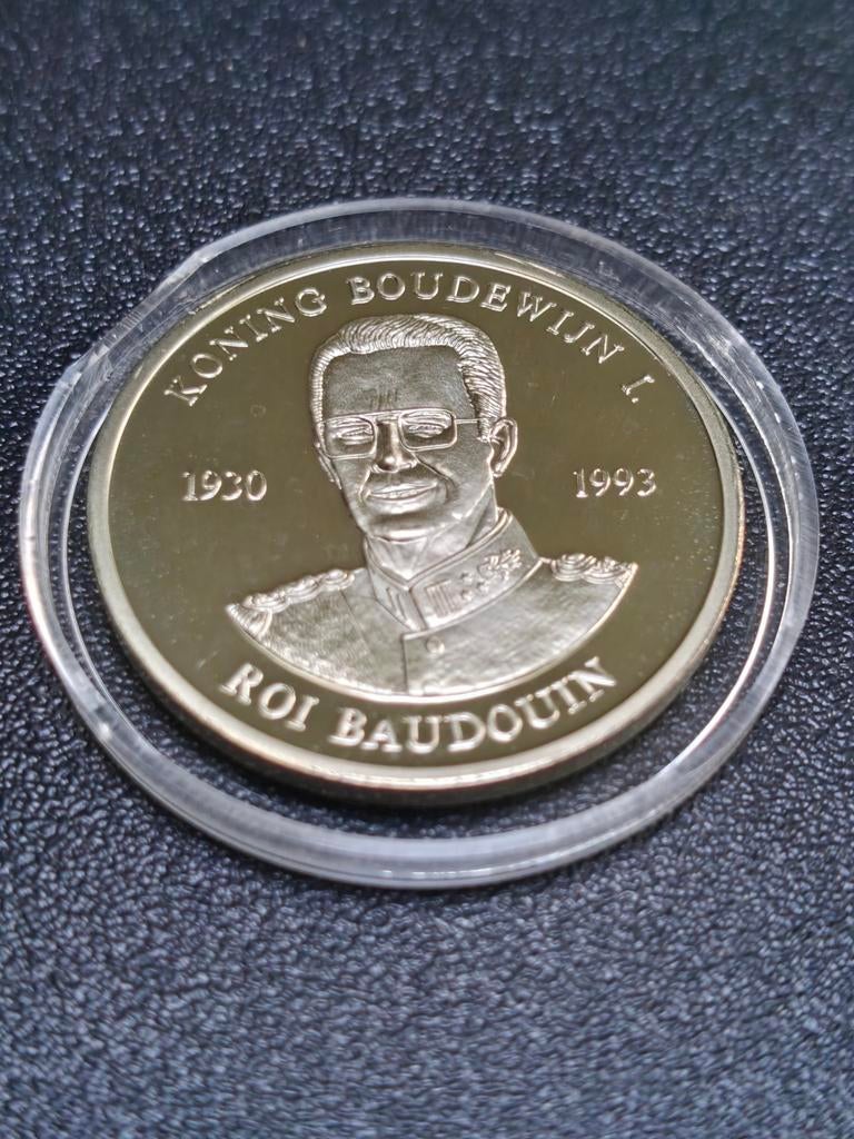 Medaille Boudewijn 1997, Postzegels en Munten, Ophalen of Verzenden