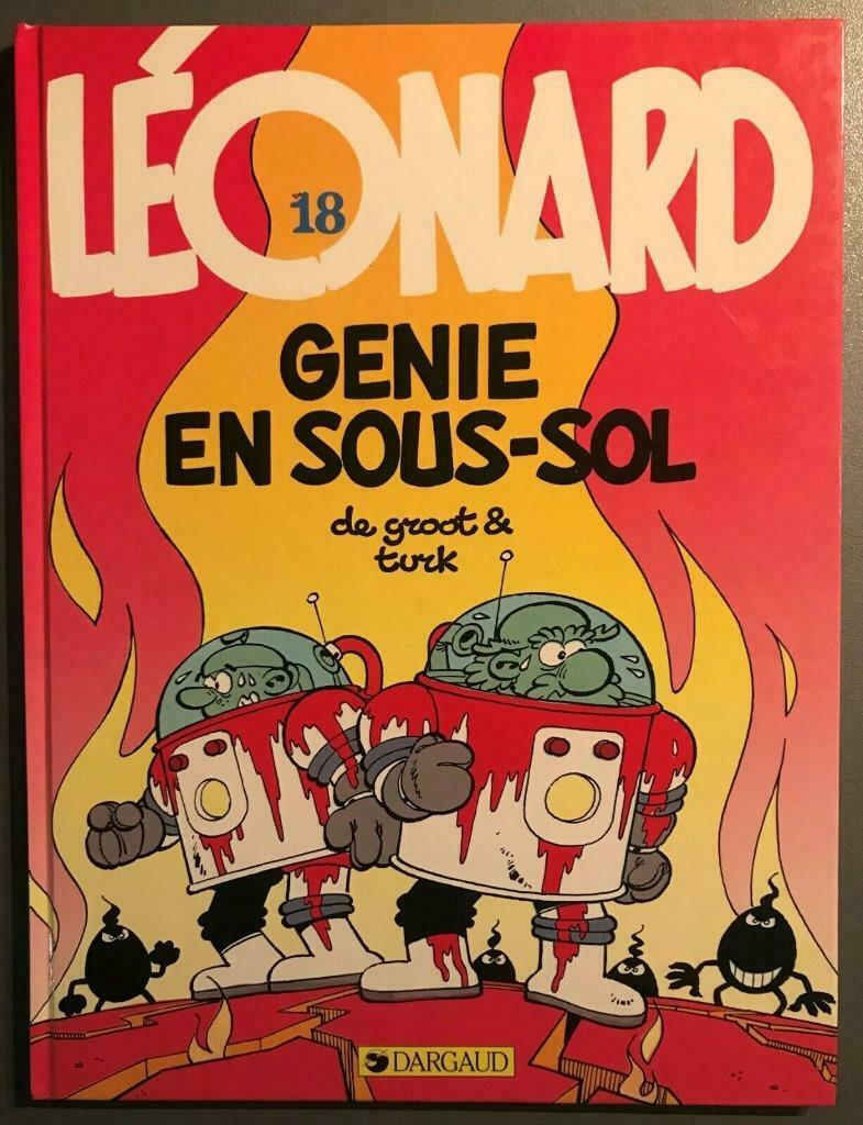 B.D. "Léonard N°18: Génie en sous-sol"  E.O. 1990, Livres, Enlèvement ou Envoi, Une BD, Turk et Groot, Utilisé