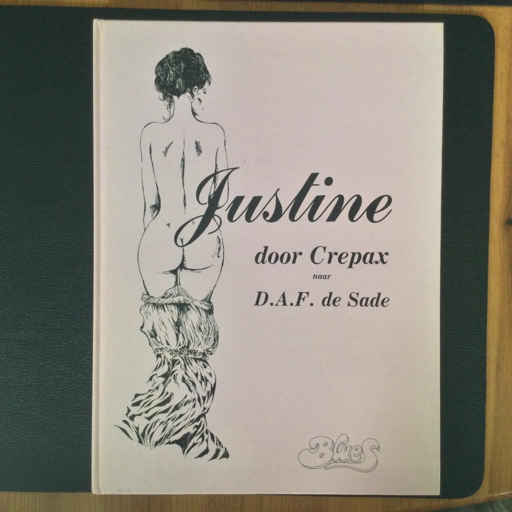 Jutine door Crepax naar DAF de Sade erotisch, Boeken, Stripverhalen, Ophalen of Verzenden, Zo goed als nieuw