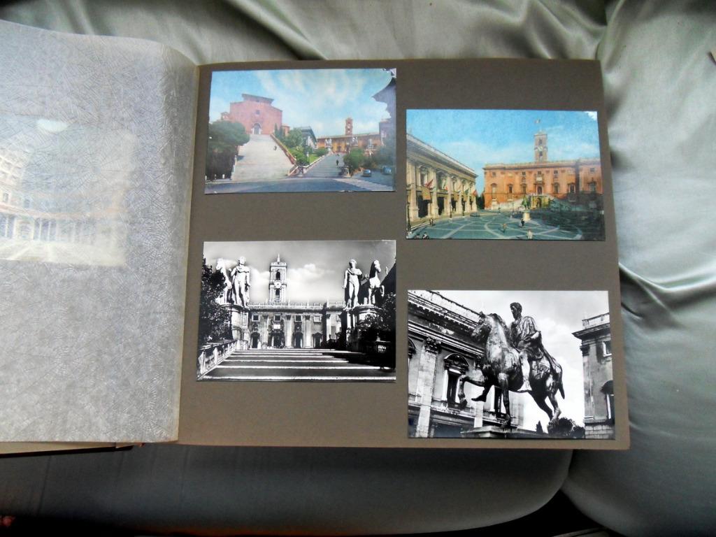 Oude fotoalbum met oude postkaarten , in heel goede staat, Verzamelen, Ophalen, Buitenland, Zo goed als nieuw, 1940 tot 1960